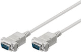 Goobay 50549 serielkabel Grå 2 m DB-9