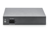 Digitus DN-95140 netværksswitch Ikke administreret Gigabit Ethernet (10/100/1000) Strøm over Ethernet (PoE) Sort, Sølv