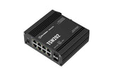 Teltonika TSW202 Administreret L2 Gigabit Ethernet (10/100/1000) Strøm over Ethernet (PoE) Aluminium, Blå