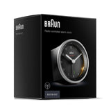 Braun BC07SB-DCF Quartz alarmur Sort, Sølv