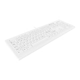 Contour Design Active Key Contour ClassicClean medicinsk tastatur IP68, fuld størrelse, med ledning, hvid, PN C8100