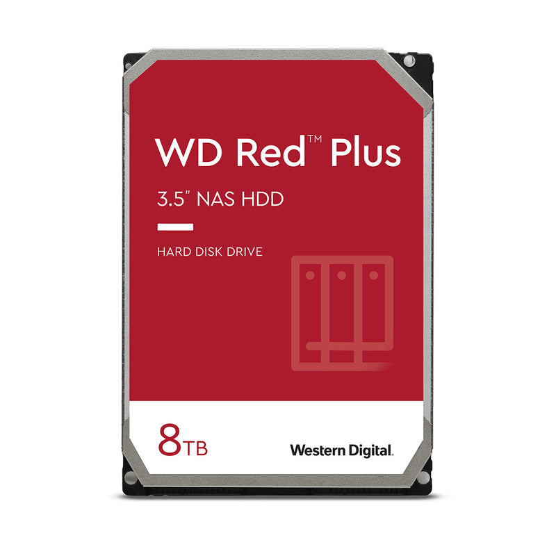Western Digital Red Plus harddisk 8 TB 5640 rpm 256 MB 3.5" Serial ATA III