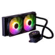 Cooler Master MasterLiquid 240L Core ARGB Processor Væskekølingssæt 12 cm Sort