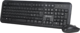 Voxicon 210WL tastatur Mus inkluderet RF trådløst QWERTY Nordisk Sort