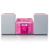 Lenco MC-013PK bærbar stereosystem Digital 4 W FM Lyserød MP3-afspilning