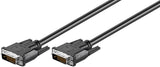 Goobay 93573 DVI kabel 1,8 m DVI-D Sort