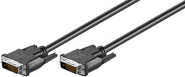Goobay 93573 DVI kabel 1,8 m DVI-D Sort