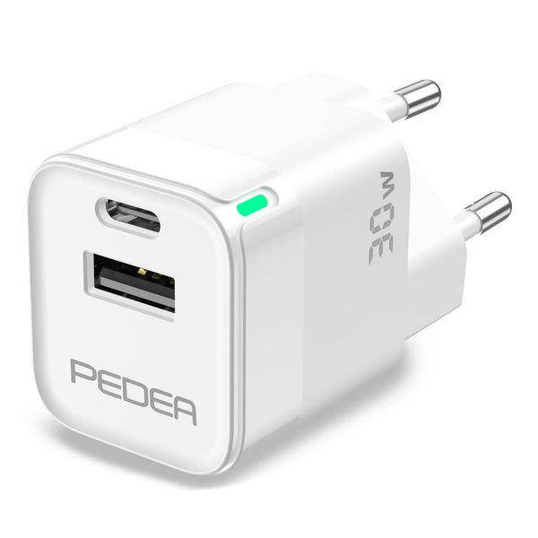PEDEA 60040106 oplader til mobil enhed Universel Hvid Vekselstrøm Hurtig opladning Indendørs