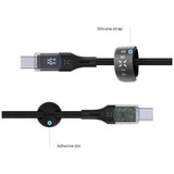 FIXED FIXDD-CC12-BK USB-kabel USB 2.0 1,2 m USB C 4,8 Gbit/sek. 100 W Sort