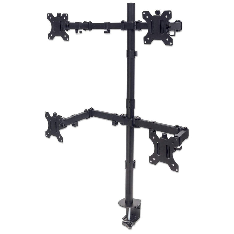 Manhattan 461566 skærmbeslag og -stativer 81,3 cm (32") Skrivebord Sort