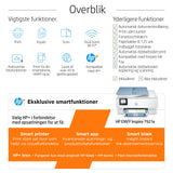 HP ENVY Inspire 7921e Trådløst All-in-One Farve Printer, Instant Ink; Fotoudskrivning
