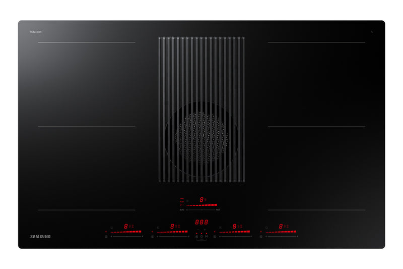 Samsung NZ84T9747VK/UR kogeplade Sort Indbygget 83 cm Zone induktionskogeplade 4 zone(s) Indbygget hætte