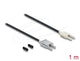 DeLOCK 91027 fiber adapter 1 stk Sort, Grå