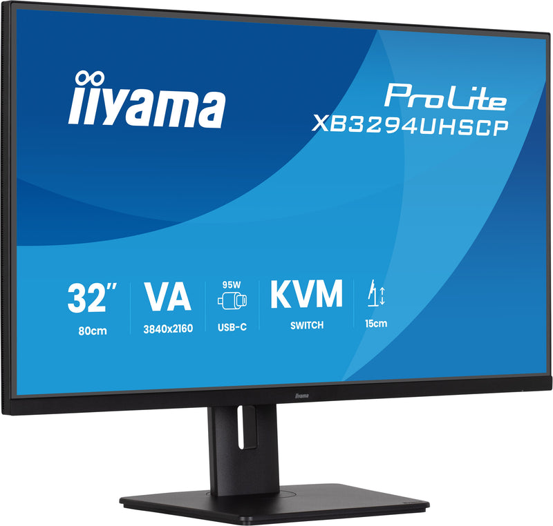iiyama ProLite XB3294UHSCP-B1 computerskærm 80 cm (31.5") 3840 x 2160 pixel 4K Ultra HD Sort