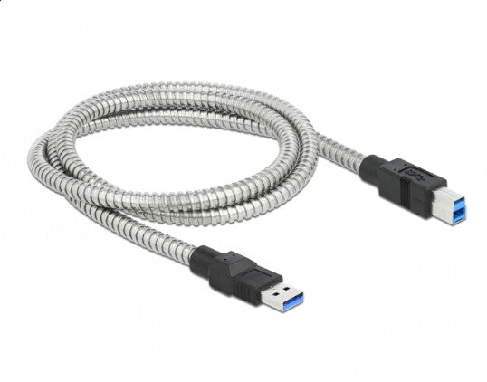 DeLOCK 86778 USB-kabel USB 3.2 Gen 1 (3.1 Gen 1) 1 m USB B USB A 5 Gbit/sek. Sølv