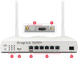 DrayTek Vigor 2866L trådløs router Gigabit Ethernet Dual-band (2,4 GHz / 5 GHz) 4G Hvid