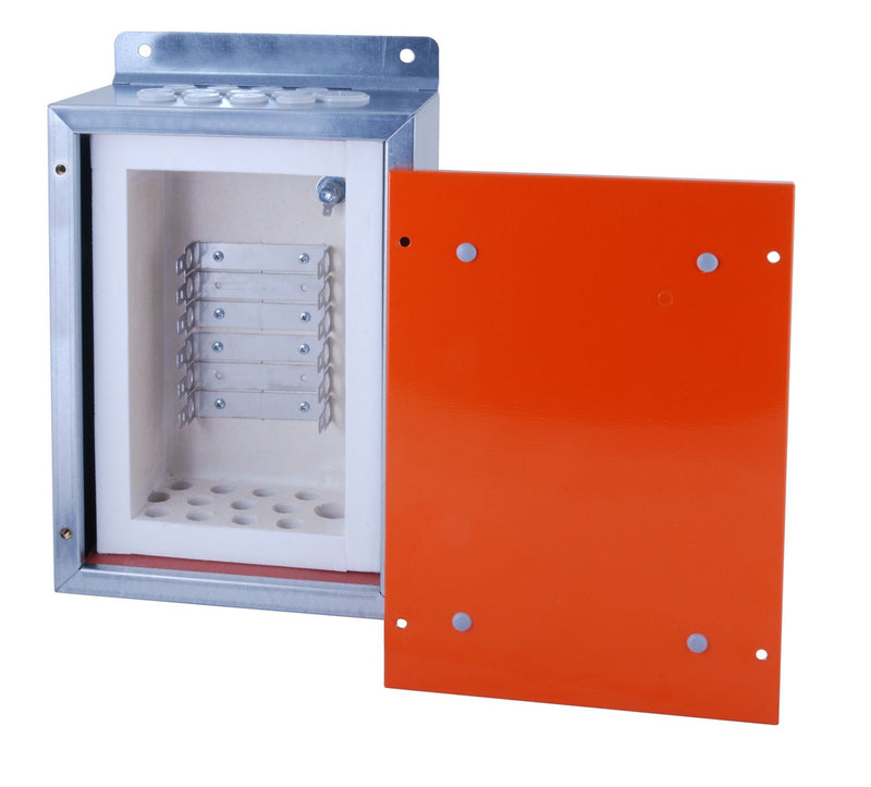 EFB Elektronik 46042.1 eldåse Metallic, Rød, Hvid