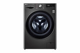 LG F6WV710P2S vaskemaskine Front-læsning 10,5 kg 1600 rpm Sort, Rustfrit stål