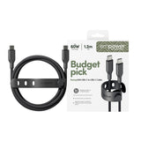 PanzerGlass empower™ by ® Racing 60W USB-C to USB-C Kabel | USB 2.0 | 1.2M | Space Black