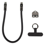 Lanberg CA-CMCM-10LN-0003-BK USB-kabel USB 2.0 0,3 m USB C 0,48 Gbit/sek. 240 W Sort