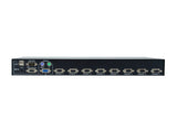 LevelOne KVM-3208 KVM Switch Stativ-montering Sort
