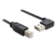 DeLOCK 85167 USB-kabel USB 2.0 0,5 m USB A USB B 0,48 Gbit/sek. Sort