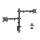 Gembird MA-D2-03 skærmbeslag og -stativer 81,3 cm (32") Skrivebord Sort