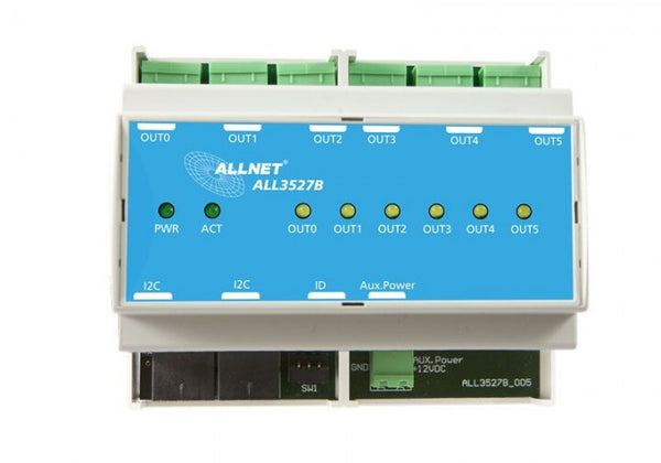 ALLNET ALL3527B strømrelæ Blå, Hvid