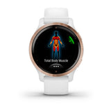 Garmin Venu 2S 2,79 cm (1.1") AMOLED 40 mm Digital 360 x 360 pixel Berøringsskærm Roseguld Wi-Fi GPS (satellit)