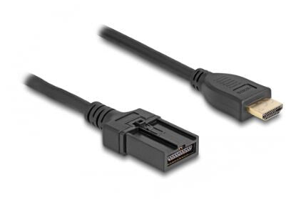 DeLOCK 87906 HDMI-kabel 3 m HDMI Type A (Standard) HDMI Type E Sort
