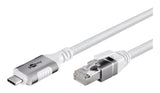 Goobay 74166 netværkskabel Hvid 1,5 m Cat6 F/UTP (FTP)