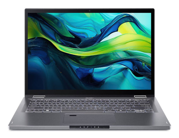 Acer Aspire Spin 14 ASP14-52MTN-51V5 Intel Core Ultra 5 115U Hybrid (2-i-1) 35,6 cm (14") Berøringsskærm WUXGA 16 GB LPDDR5x-SDRAM 512 GB SSD Wi-Fi 6E (802.11ax) Windows 11 Home Grå