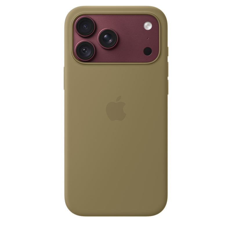 Apple Silikone-etui med MagSafe til iPhone 18 Pro Max – olivengrøn