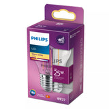 Philips Filament kertepære, klar 25 W P45 E27