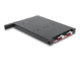 DeLOCK 47138 drive bay panel Opbevaring drev bakke Sort