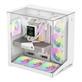 GameMax NEX C56 VC WH computeretui Midi Tower Hvid