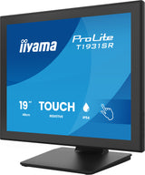iiyama ProLite T1931SR-B2S computerskærm 48,3 cm (19") 1280 x 1024 pixel SXGA LCD Berøringsskærm Bord Sort