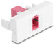 DeLOCK 90895 stikkontakt SC Violet, Hvid