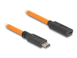 DeLOCK 87960 USB-kabel 1 m USB C 5 Gbit/sek. Orange