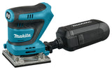 Makita DBO484Z transportabel slibemaskine Excentersliber 14000 OPM Sort, Blå
