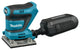 Makita DBO484Z transportabel slibemaskine Excentersliber 14000 OPM Sort, Blå