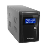 Armac O/1500E/LCD UPS-enhed Interaktivt indgangsstik 1,5 kVA 3 AC stikkontakt(er)