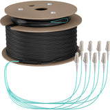EFB Elektronik O8322S70OM3 InfiniBand og fiberoptisk kabel 70 m 8x LC U-DQ(ZN) BH Beige, Sort, Blå