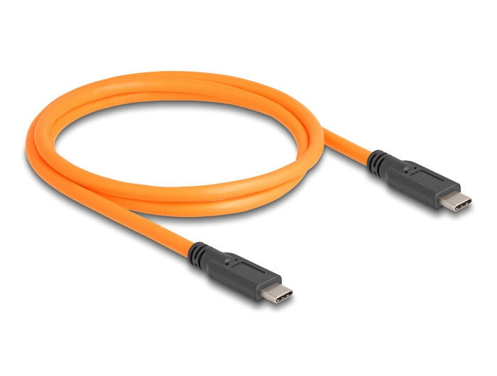 DeLOCK 87959 USB-kabel 1 m USB C 5 Gbit/sek. 100 W Orange