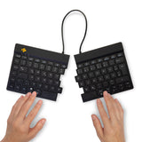 R-Go Tools Ergonomisk tastatur R-Go Split Break med pause-software, delt tastatur, QWERTZ (DE), Bluetooth, sort