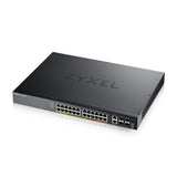 Zyxel XGS2220-30HP Administreret L3 Gigabit Ethernet (10/100/1000) Strøm over Ethernet (PoE) Sort