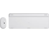 Logitech 920-009205 tastatur Mus inkluderet Universel RF trådløst QWERTY US International Hvid