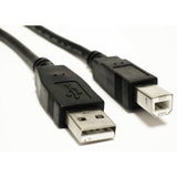 Akyga AK-USB-04 USB-kabel USB 2.0 1,8 m USB A USB B Sort