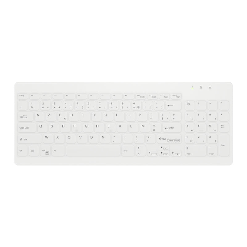 Contour Design Active Key AK-C7012 tastatur Medicinsk USB Fransk Hvid