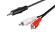 Goobay 51651 lydkabel 5 m 3.5mm 2 x RCA Sort